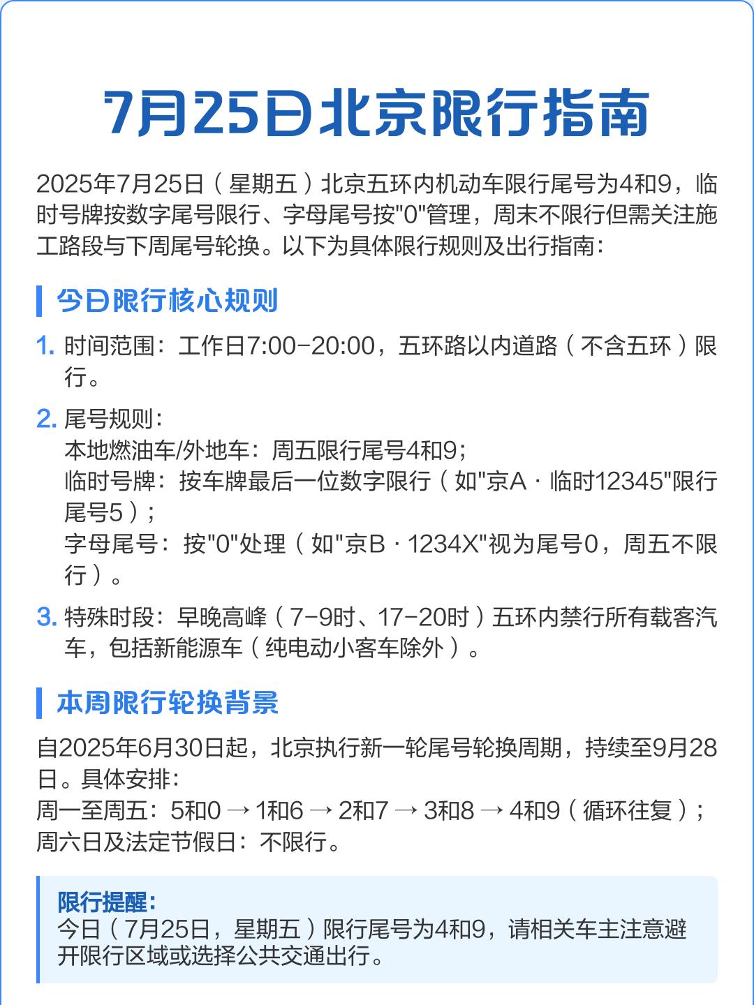 【限号时间/限号时间早上几点到晚上几点】-第2张图片
