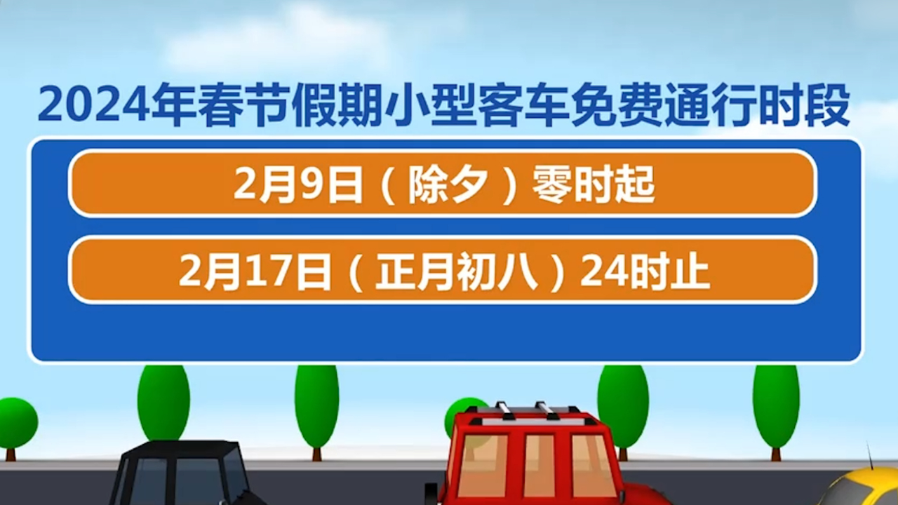 “高速免费日期2022春节” 高速公路免费2021年春节具体时间？-第3张图片