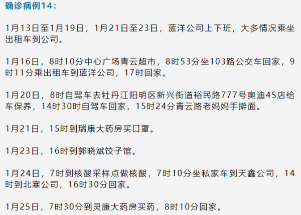 哈尔滨疫情最新动态︰(哈尔滨疫情最新消息行动轨迹)