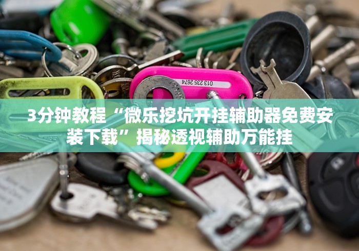 教程辅助“微乐河南麻将小程序万能挂免费版(辅助神器)开挂详细教程-第1张图片