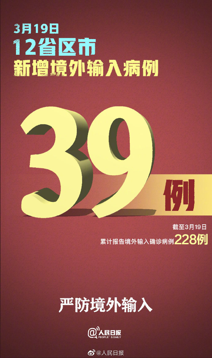 31省新增确诊19例均为境外输入,31省份新增确诊11例均为境外输入病例-第2张图片