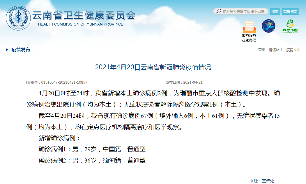 云南新增15例确诊,云南新增15例确诊轨迹-第2张图片