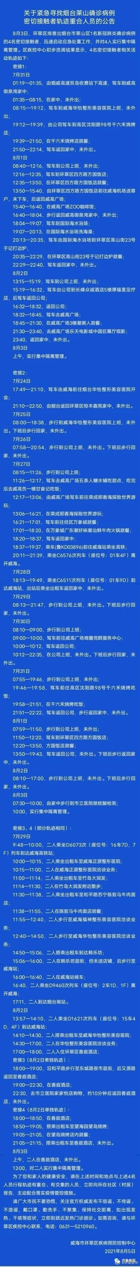 烟台疫情最新数据,烟台疫情最新情况通报-第2张图片